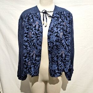 Free People Bohemian Floral Garden Core Contemporary Women's Cardigan